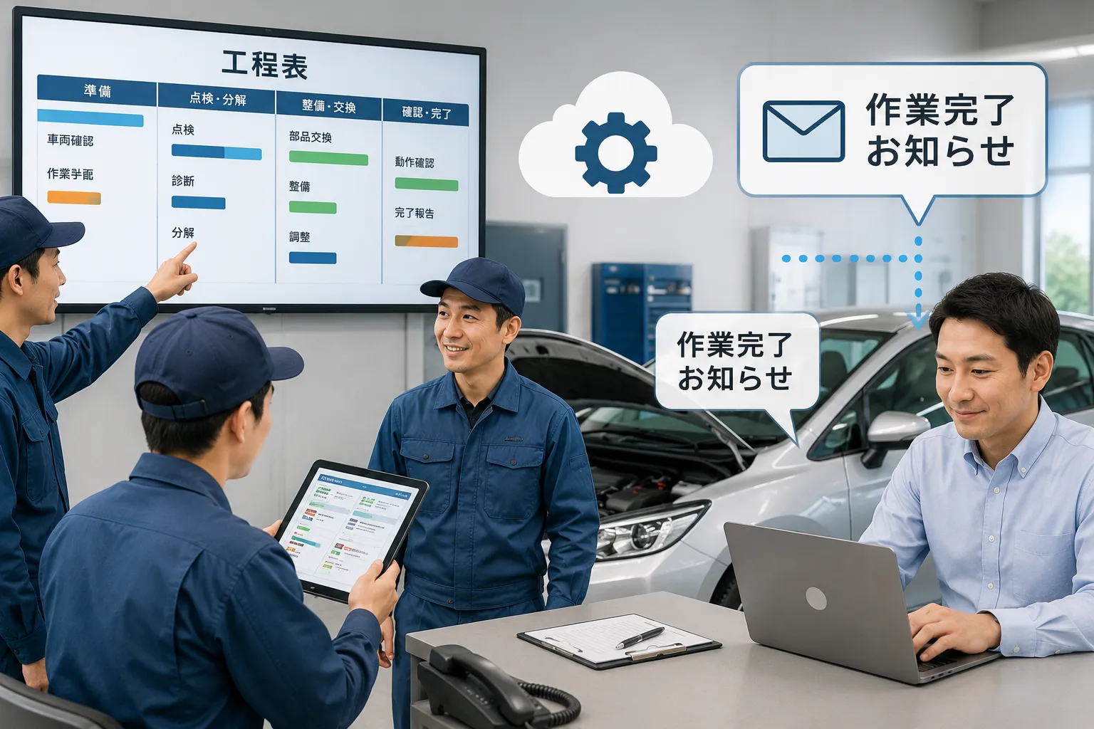 リアルタイムでの情報共有を実現