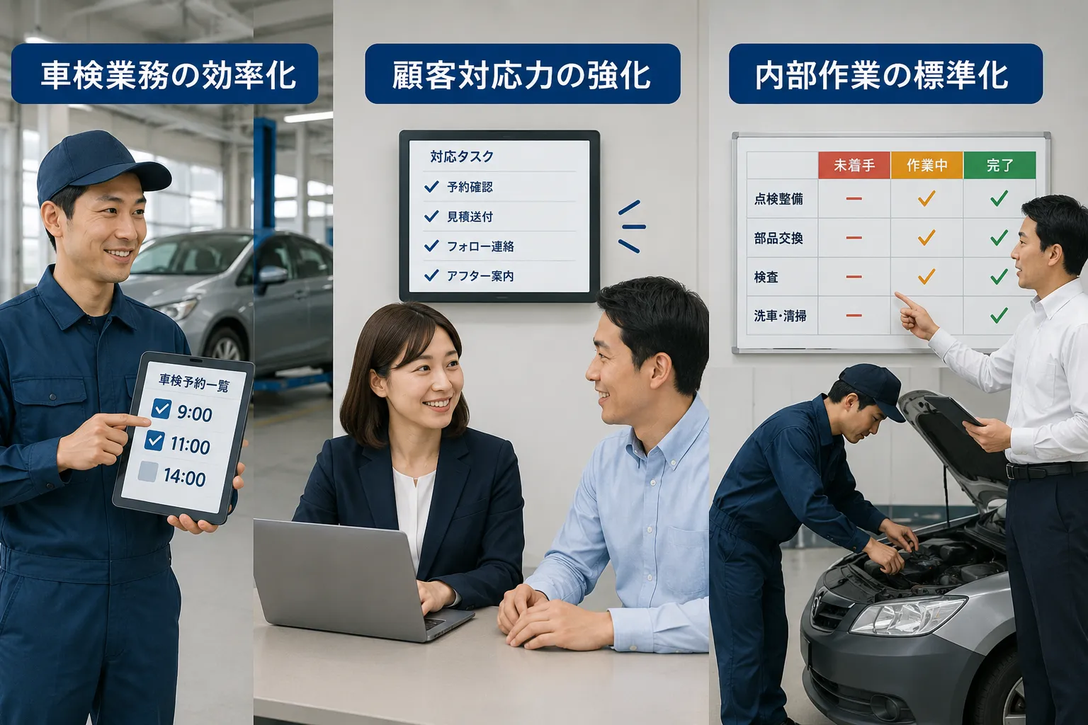 業務効率と顧客対応､その両立へ